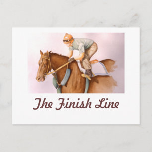 Carte Postale Ligne de fin