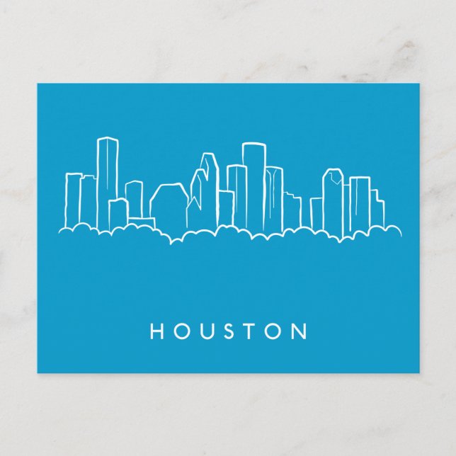 Carte Postale Ligne de Houston (Devant)