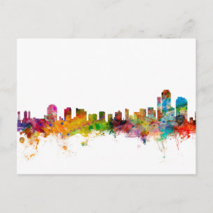 Carte Postale Ligne de Wilmington Delaware