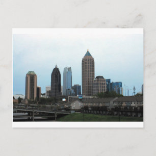 Carte Postale Ligne d'horizon d'Atlanta, Géorgie