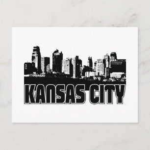 Carte Postale Ligne Skyline de Kansas City