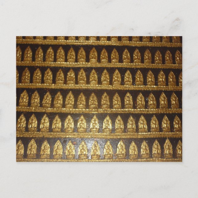 Carte Postale lignes de luang buddha (Devant)