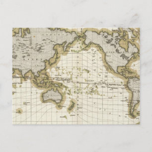 Carte Postale lignes isodynamiques de présentation
