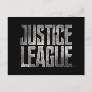 Carte Postale Ligue de Justice   Logo métallique de la Ligue de 