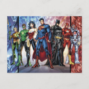Carte Postale Ligue de Justice Nouveau 52 Ligue de Justice