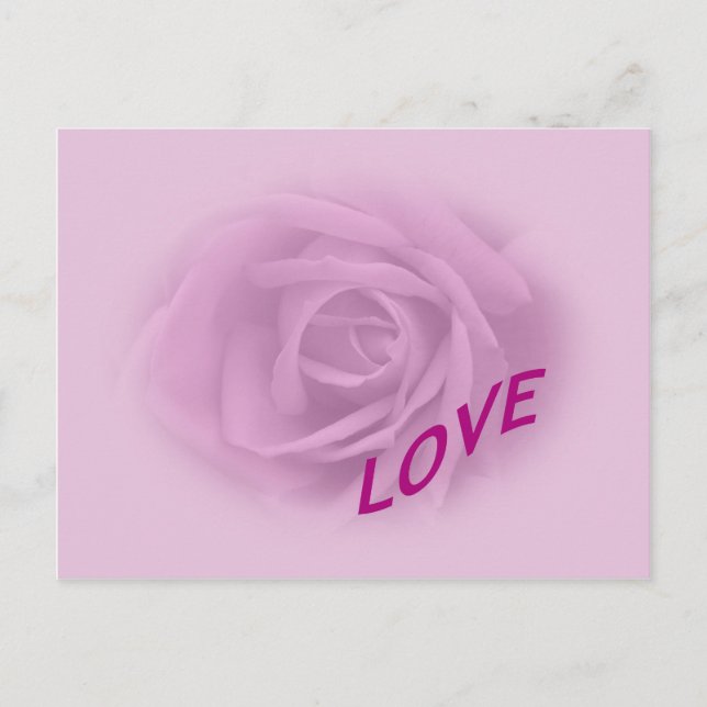 Carte Postale Lilac Rose pour l'amour (Devant)