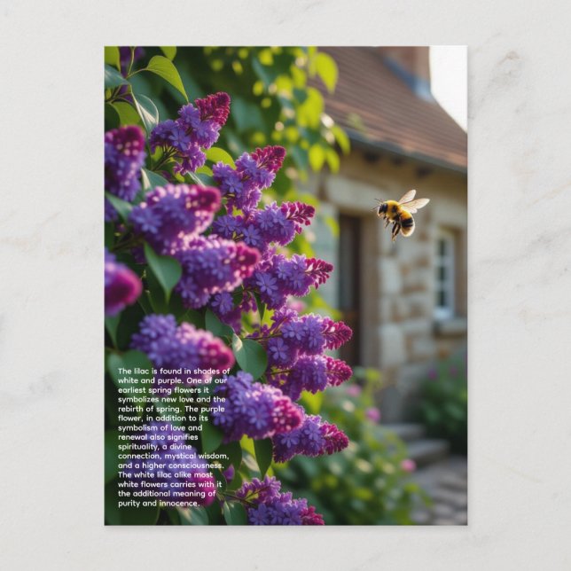 Carte Postale Lilac Symbolism (Devant)