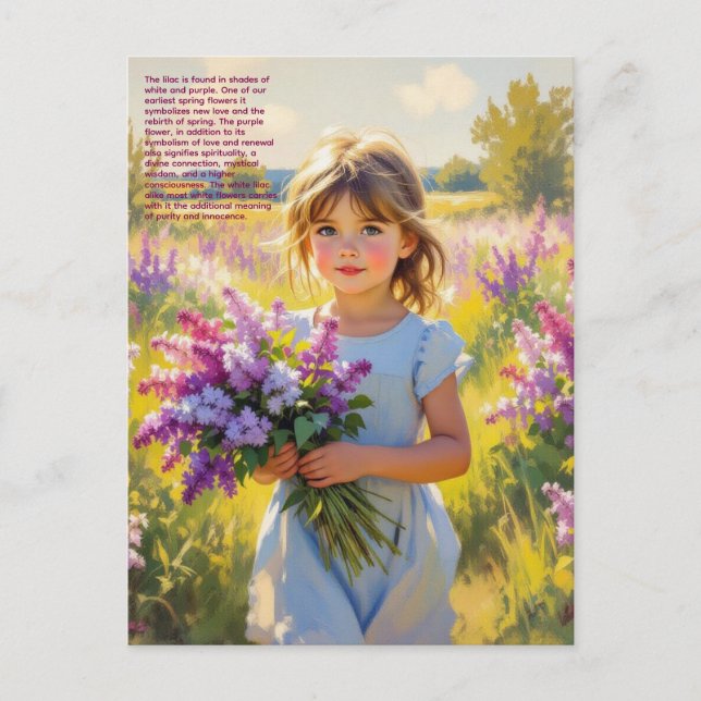 Carte Postale Lilac Symbolism (Devant)