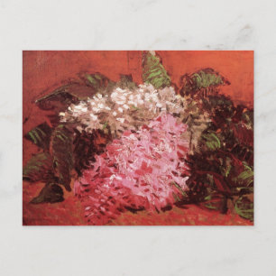 Carte Postale Lilacs roses par Vincent van Gogh, Fleur de la vie