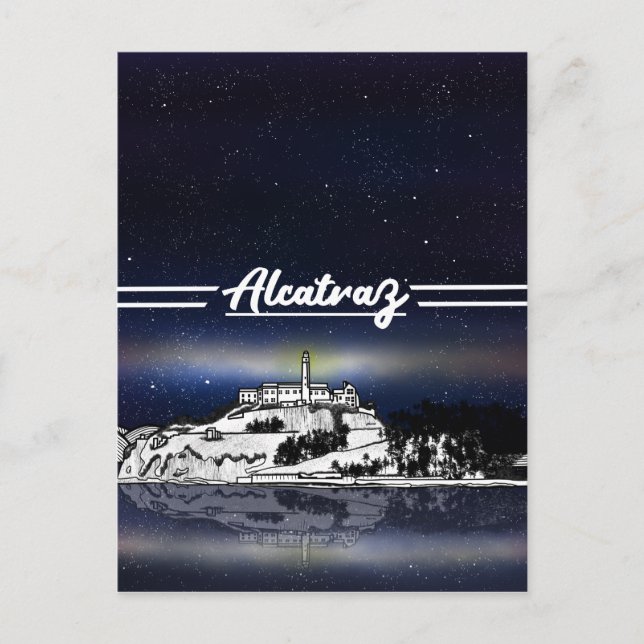 Carte Postale L'île d'Alcatraz (Devant)