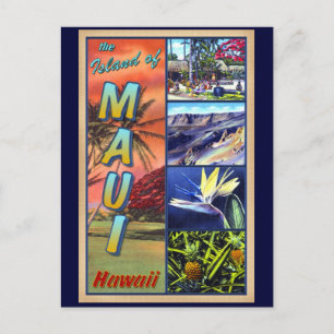 Carte Postale L'île de Maui Hawaï