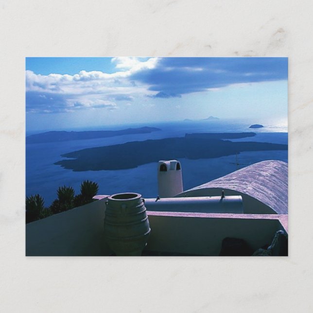 Carte Postale L'île de Santorin Photo Colette (Devant)