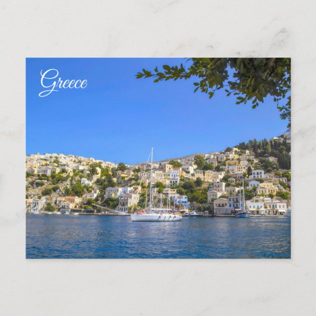 Carte Postale L'île de Symi en Grèce (Devant)