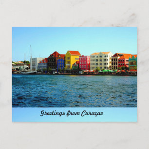 Carte Postale L'île du Curaçao a conçu par Admiro
