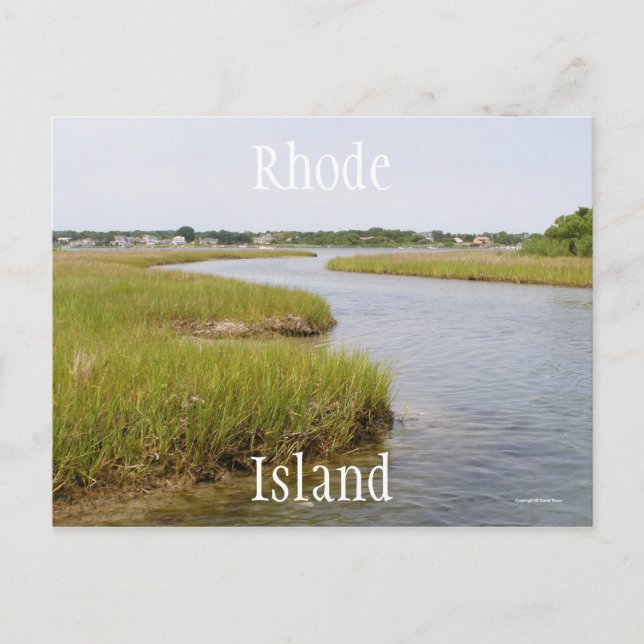 Carte Postale L'île Rhode (Devant)