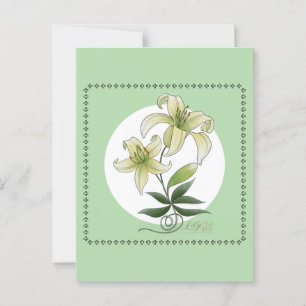 Carte Postale Lilies