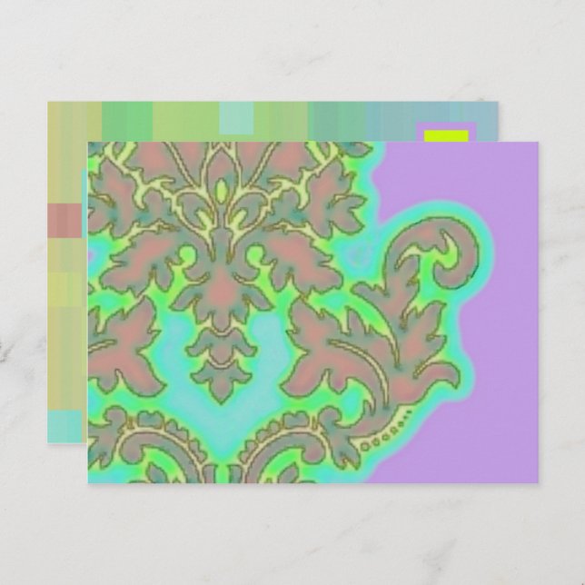 Carte postale Lily Flower (Devant / Derrière)