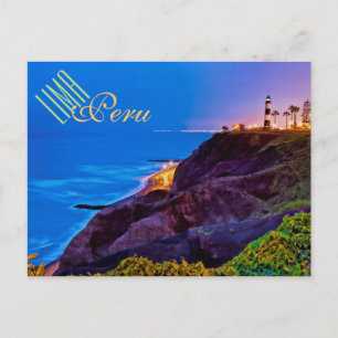 Carte Postale Lima, Pérou, district de Miraflores, S.A.