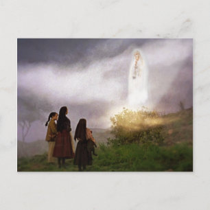 Carte Postale L'image dévotionnelle de l'Apparition Fatima