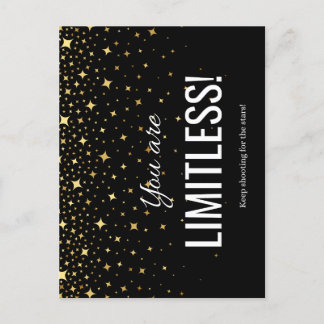 Carte postale Limitless (noir)