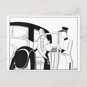 Carte Postale Limousine par Anne Harriet Fish