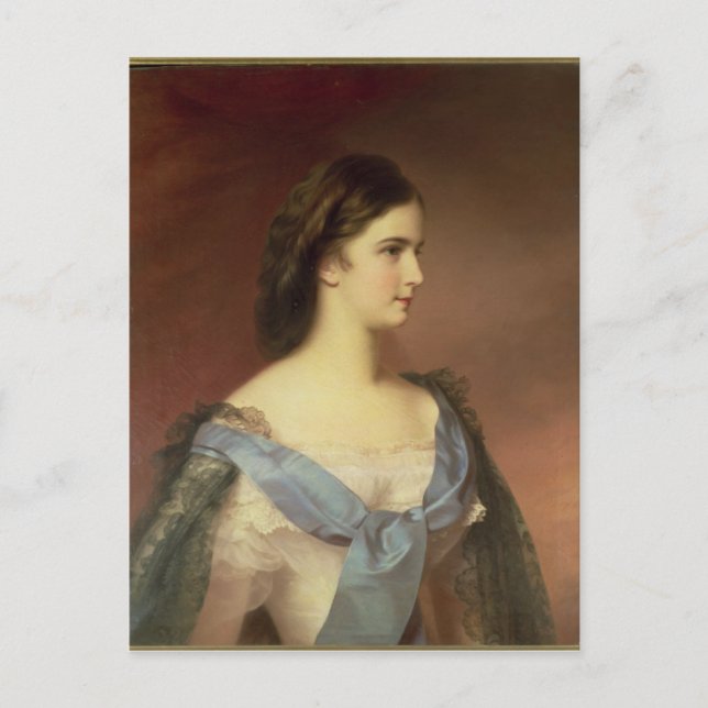 Carte Postale L'impératrice Elizabeth de Bavière en tant que jeu (Devant)