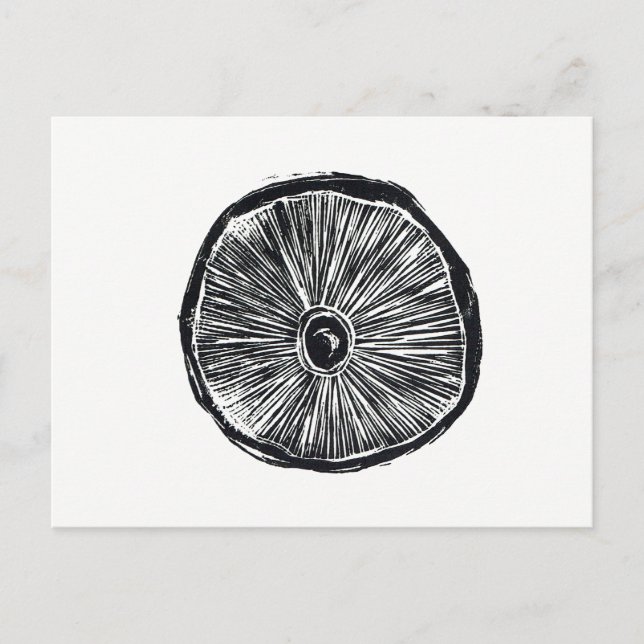 Carte postale - Lin de champignons (Devant)