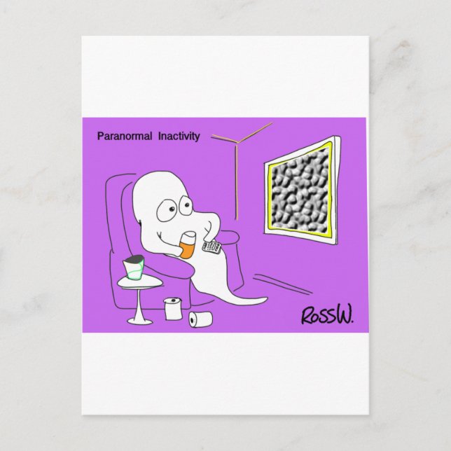 Carte Postale L'inactivité paranormale. (Devant)
