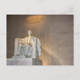 Carte postale Lincoln Memorial