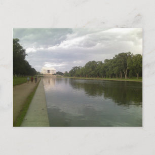 Carte Postale Lincoln Memorial and Reflecting Pool