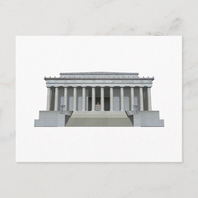 Carte Postale Lincoln memorial : Washington DC (Devant)