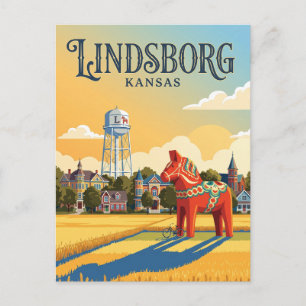 Carte Postale Lindsborg Kansas