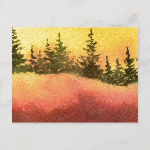 Carte postale "Line Pine #3" Country Roads
