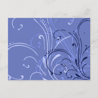 Carte postale linéaire de danse