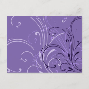 Carte postale linéaire de danse