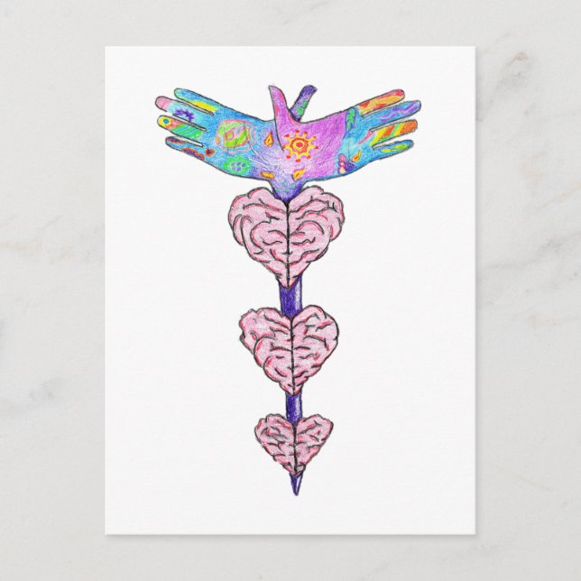 Carte Postale L'infirmière est un art et une science (Devant)