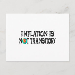 Carte Postale L'inflation n'est pas transitoire