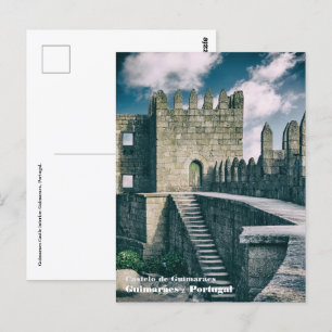 Carte Postale L'intérieur du château de Guimaraes. Guimaraes, Po