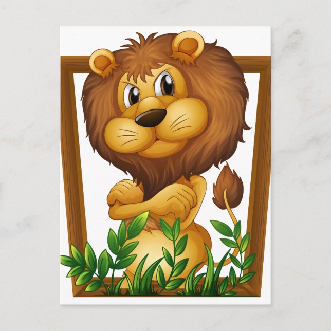 Carte Postale Lion (Devant)