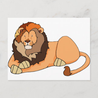 Carte postale Lion