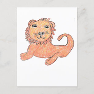 Carte Postale Lion
