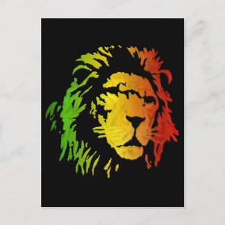 Carte Postale Lion de Sion Juda Reggae Lion
