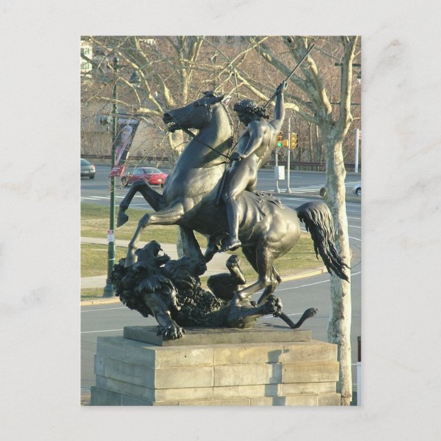 Carte Postale Lion Fighter (Devant)