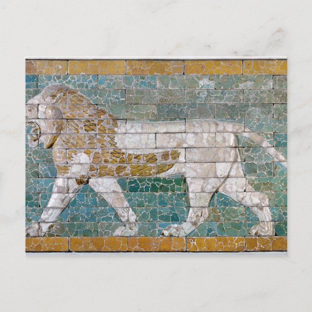 Carte Postale Lion représentant Ishtar (Devant)