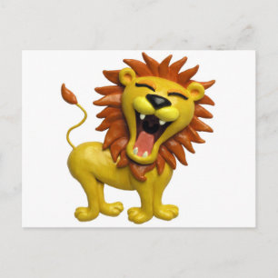 Carte Postale Lion Roaring