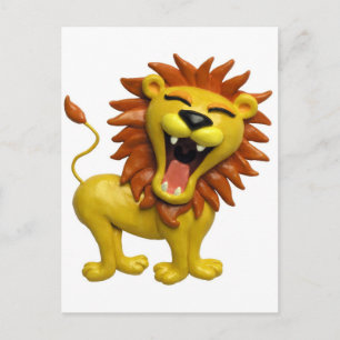 Carte Postale Lion Roaring