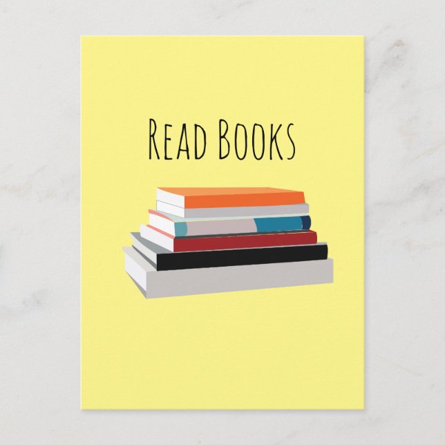 Carte Postale Lire les livres Lover livre (Devant)