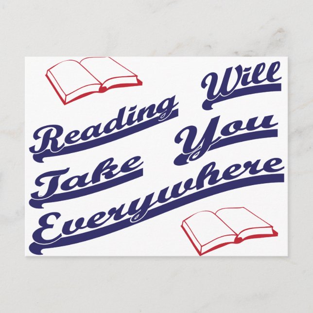Carte Postale lire vous emmènera partout (Devant)