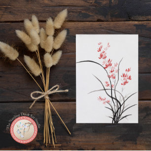 Carte Postale L'iris chinois traditionnel - un