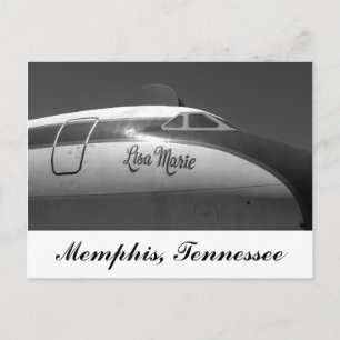 Carte Postale Lisa Marie Avion Memphis Tennessee